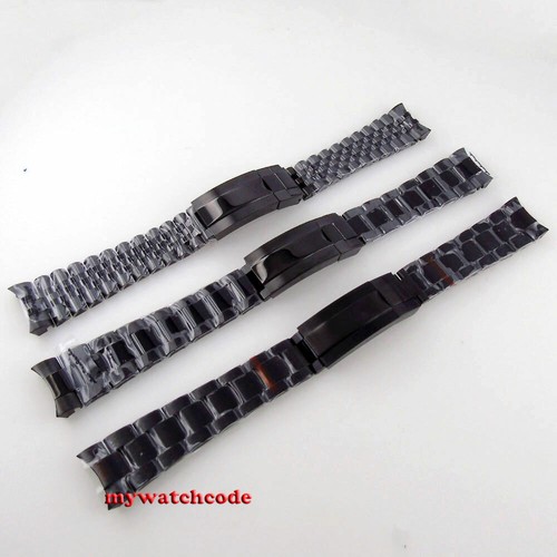 Bracciale pvd nero - bracciale, massiccio